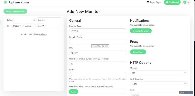 #网页监控 #自建 #Uptime-Kuma #推荐分享一个自建网页监控的仓库源码Uptime-Kuma特征
