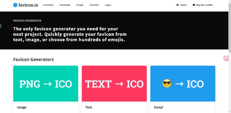 #favicon #ico #生成 #转换 #网站 #免费 #推荐推荐一个生成、转换网站Favicon的网站