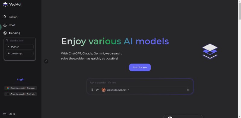 #AI #Claude  #ChatGPT #Gemini #推荐分享一位热心大佬搭建的免费使用Claude 3.5 Sonnet、3 Opus、ChatGPT 4、Gemini Pro的公益服务