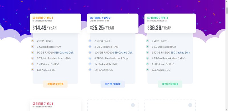 #VPS #Cloudcone #周年庆活动Cloudcone是一家提供虚拟云服务的公司，其产品目前性对比较稳定，IP地址还算比较干净，许多博主选择其服务来寄存博客程序和内容等