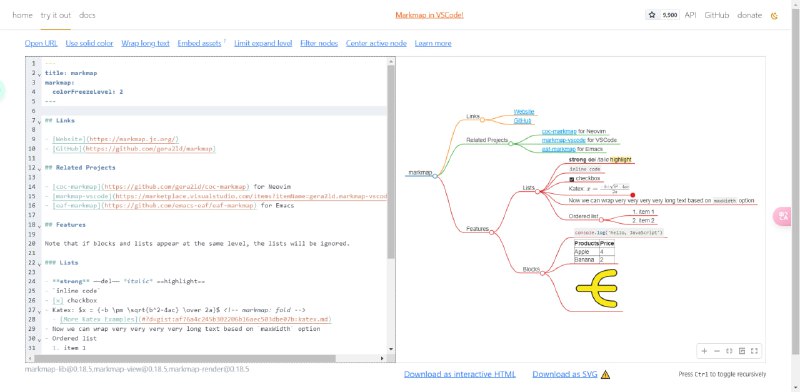 #Mindmap #Markmap #markdown #思维导图Markmap，是Gerald开发的一款将Markdown快速转换为思维导图/脑图（Mindmap）的服务